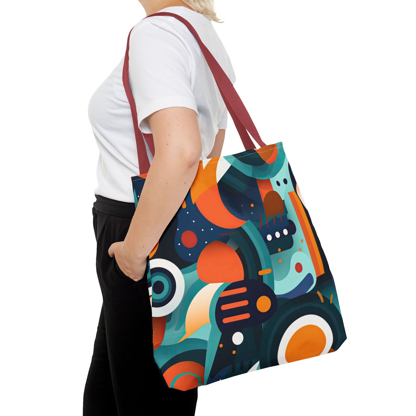 Retro Futurism. Tote Bag for Everyday Use