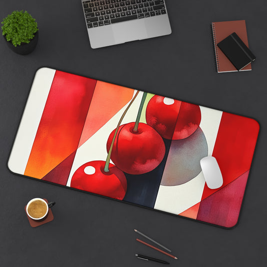 Cherry Charm Esence Desk Mat - Stylish Office Organizer