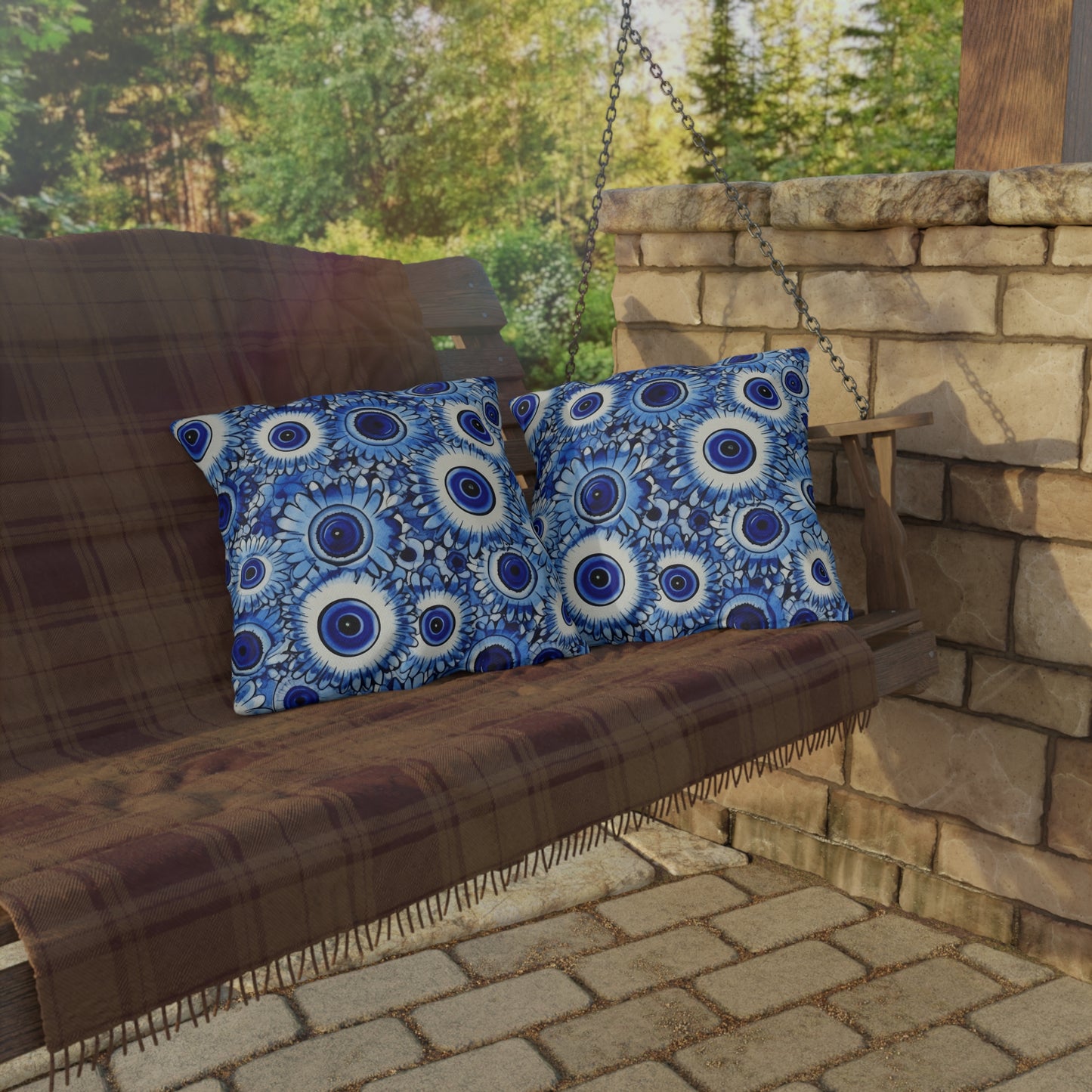 Portentous Pupil.Outdoor Pillows