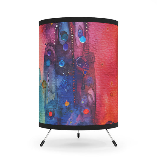 Hamsa Dreamscape-. Modern Tripod Lamp