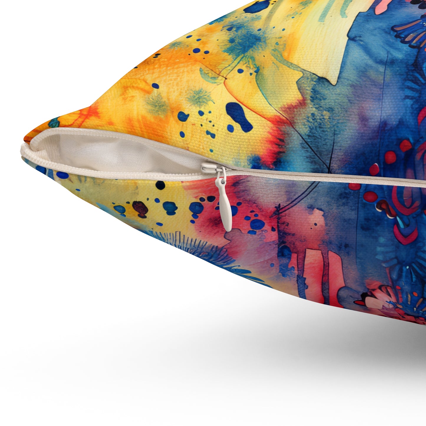 Brilliant Bliss Hamsa- Decorative Spun Polyester Cushion