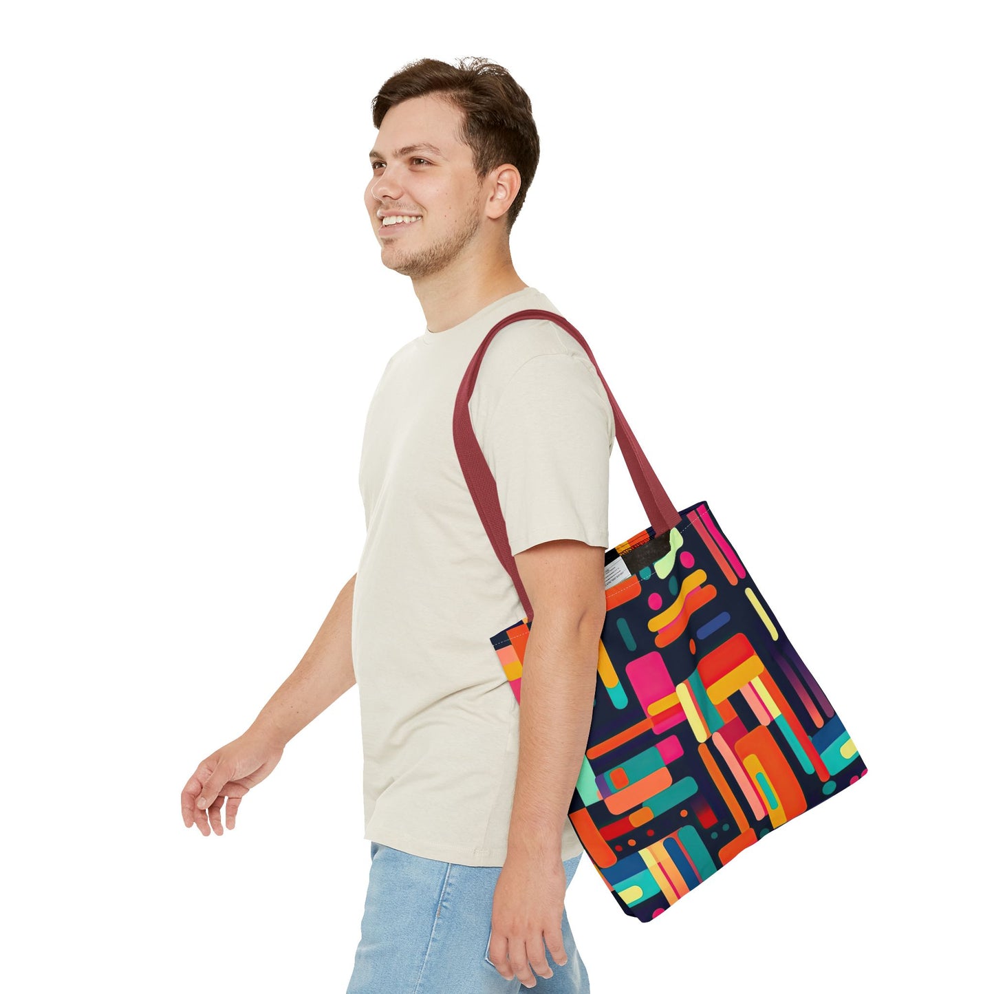 Cybernetic Nostalgia. Tote Bag for Everyday Use