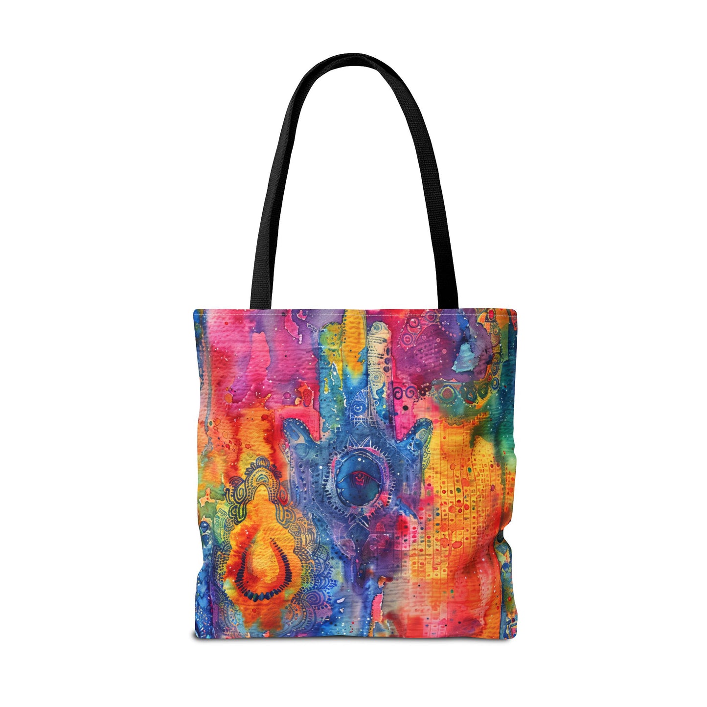 Prismatic Hamsa . Tote Bag for Everyday Use