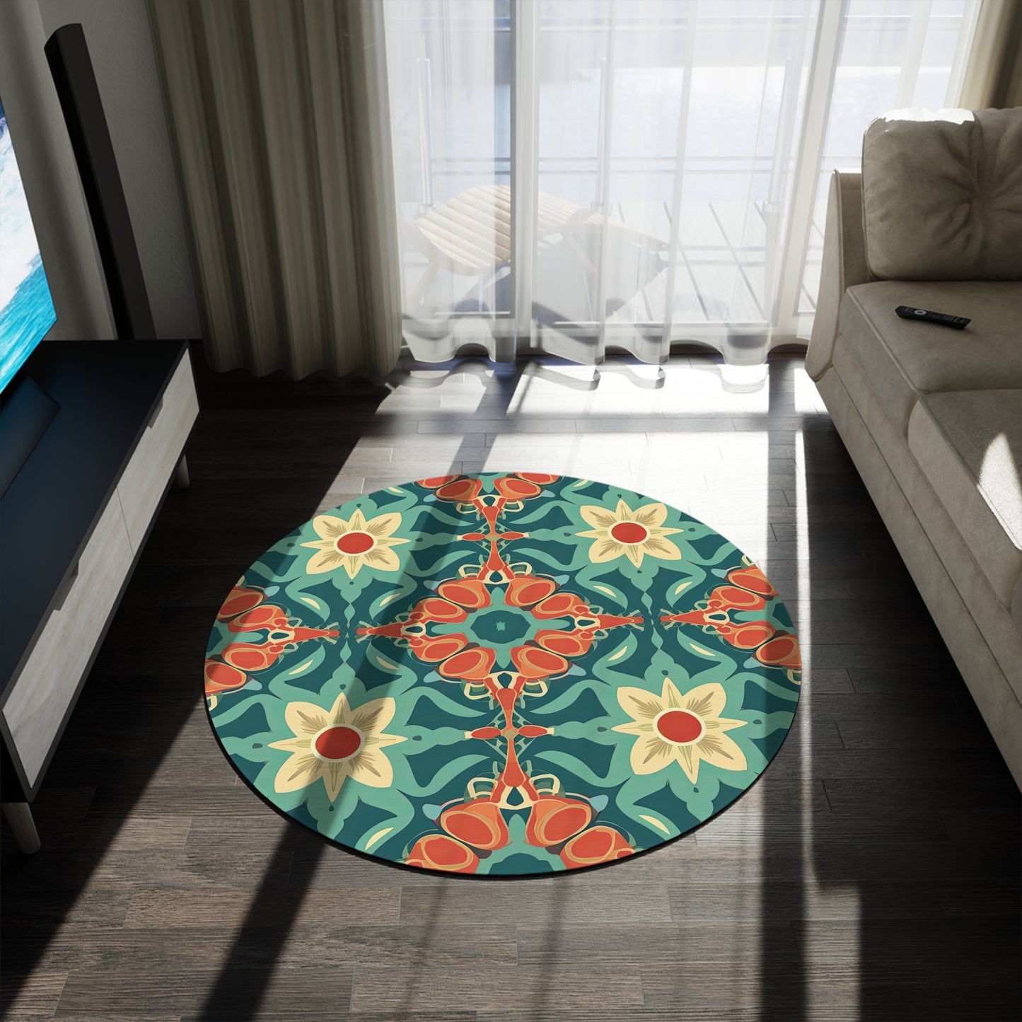 Sahara Mirage. Round Rug