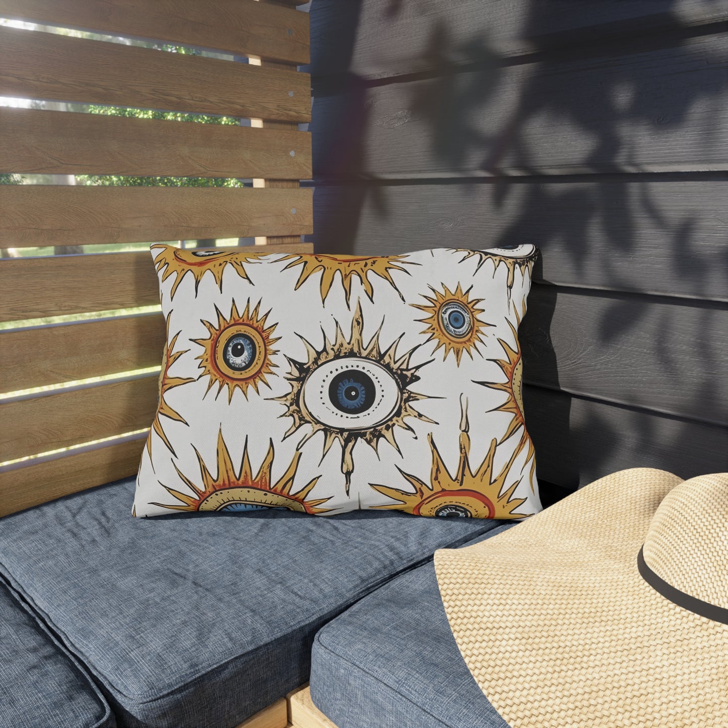 Ethereal Eyeful. Outdoor Pillows