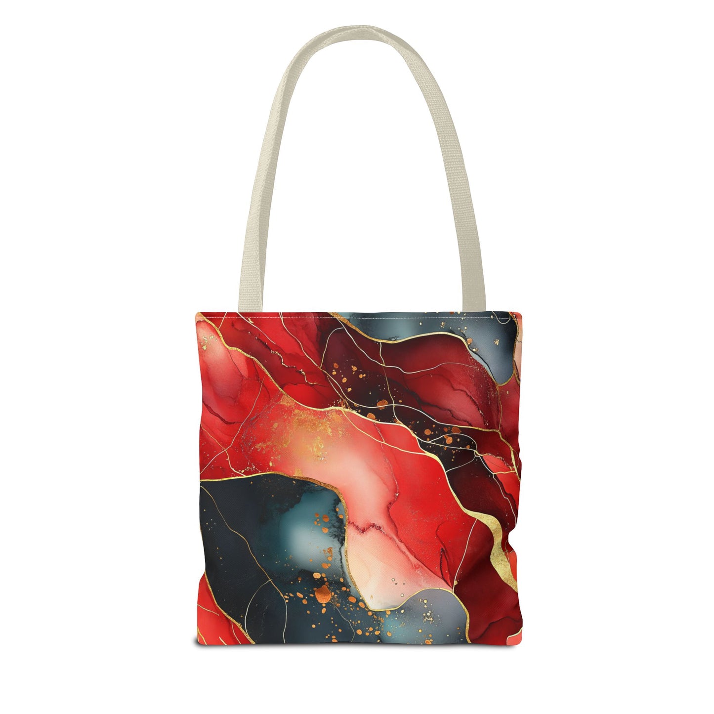 Marbled Cherry Essence. Tote Bag for Everyday Use
