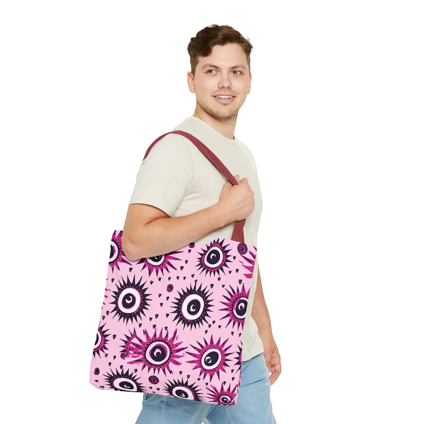 Evil Pink Eye. Tote Bag for Everyday Use