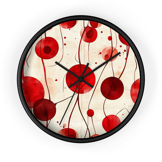 Vintage Cherry Wall Clock - Artistic Home Decor