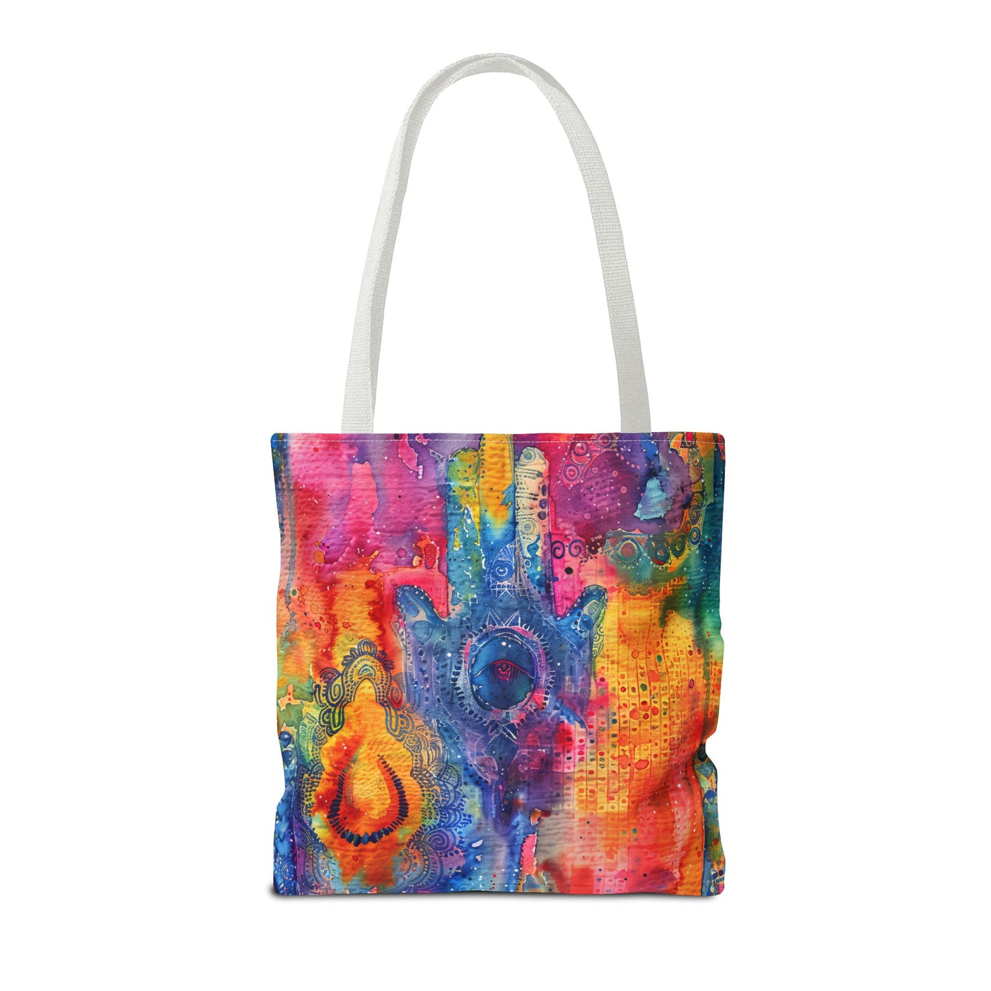 Prismatic Hamsa . Tote Bag for Everyday Use