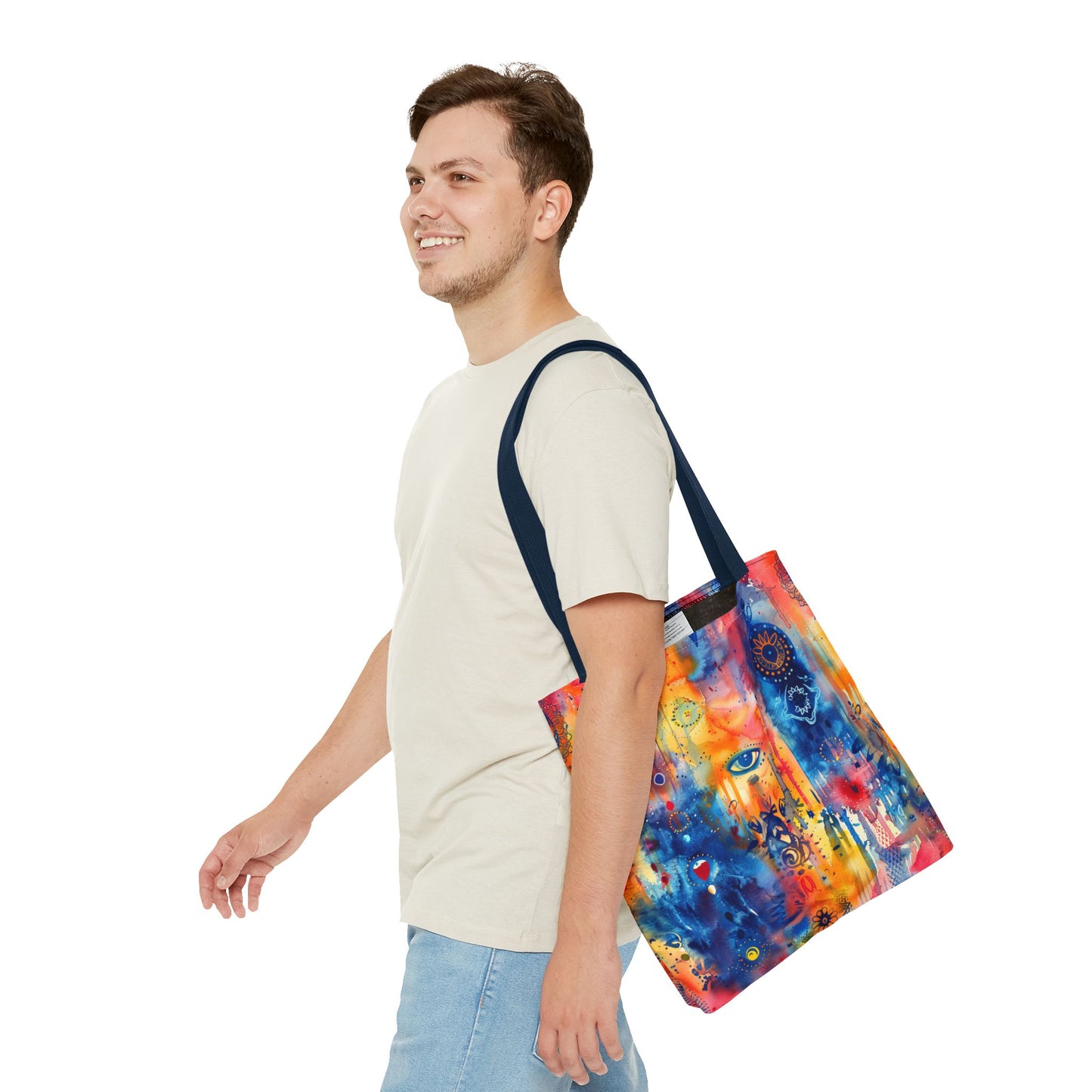 Rainbow Shield . Tote Bag for Everyday Use