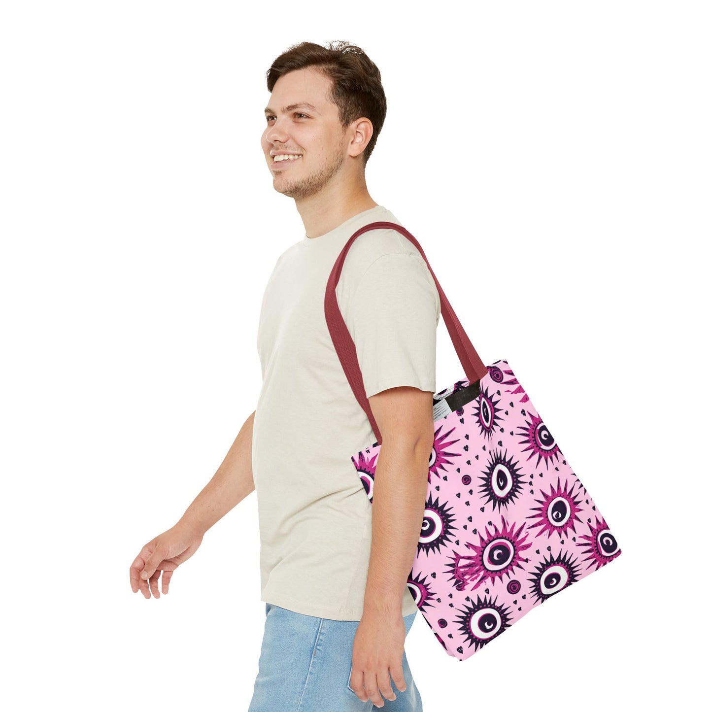 Evil Pink Eye. Tote Bag for Everyday Use
