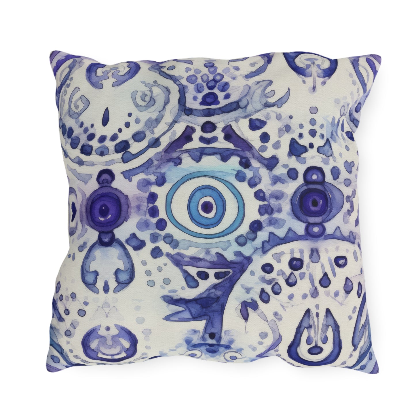 Hamsa Enigma. Outdoor Pillows