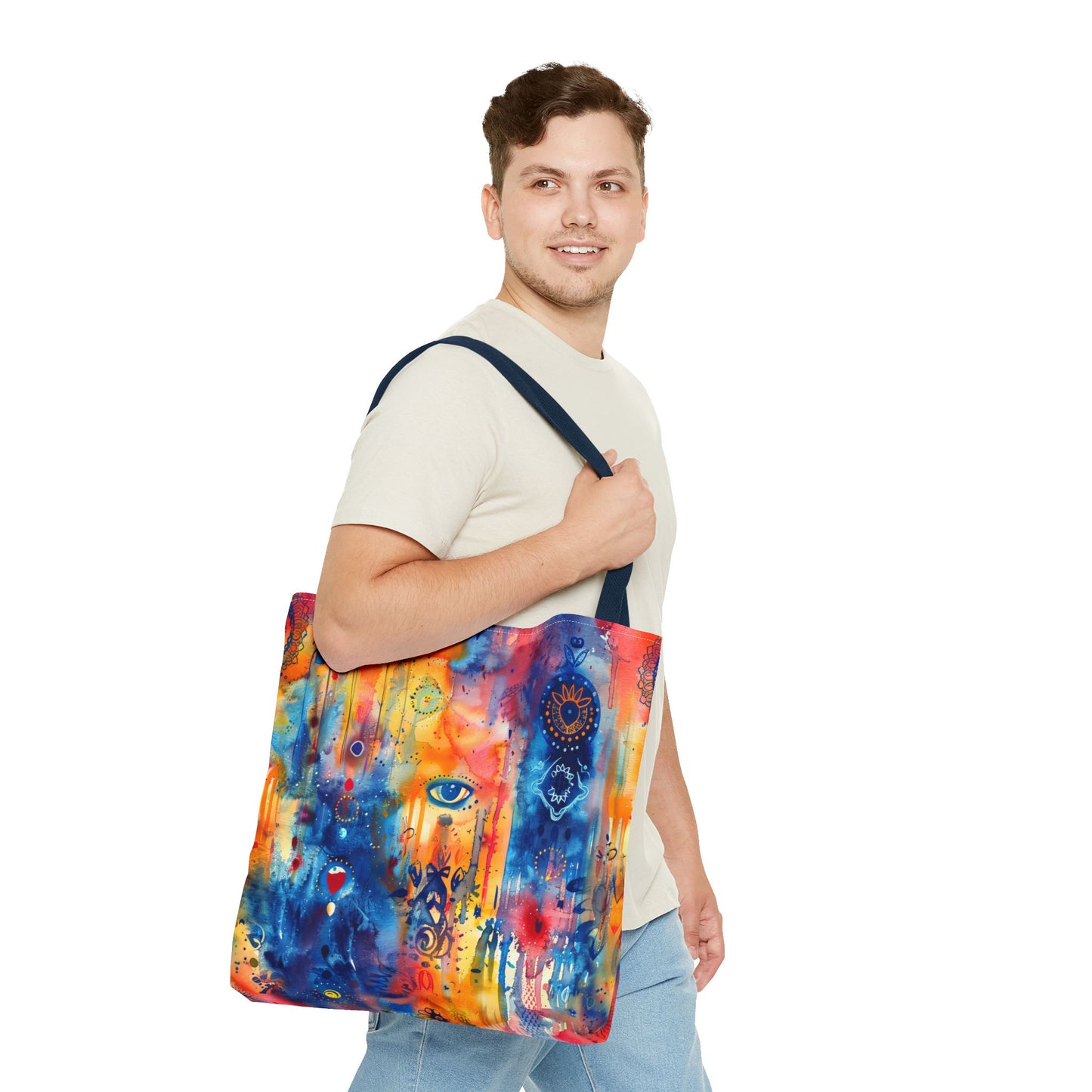 Rainbow Shield . Tote Bag for Everyday Use