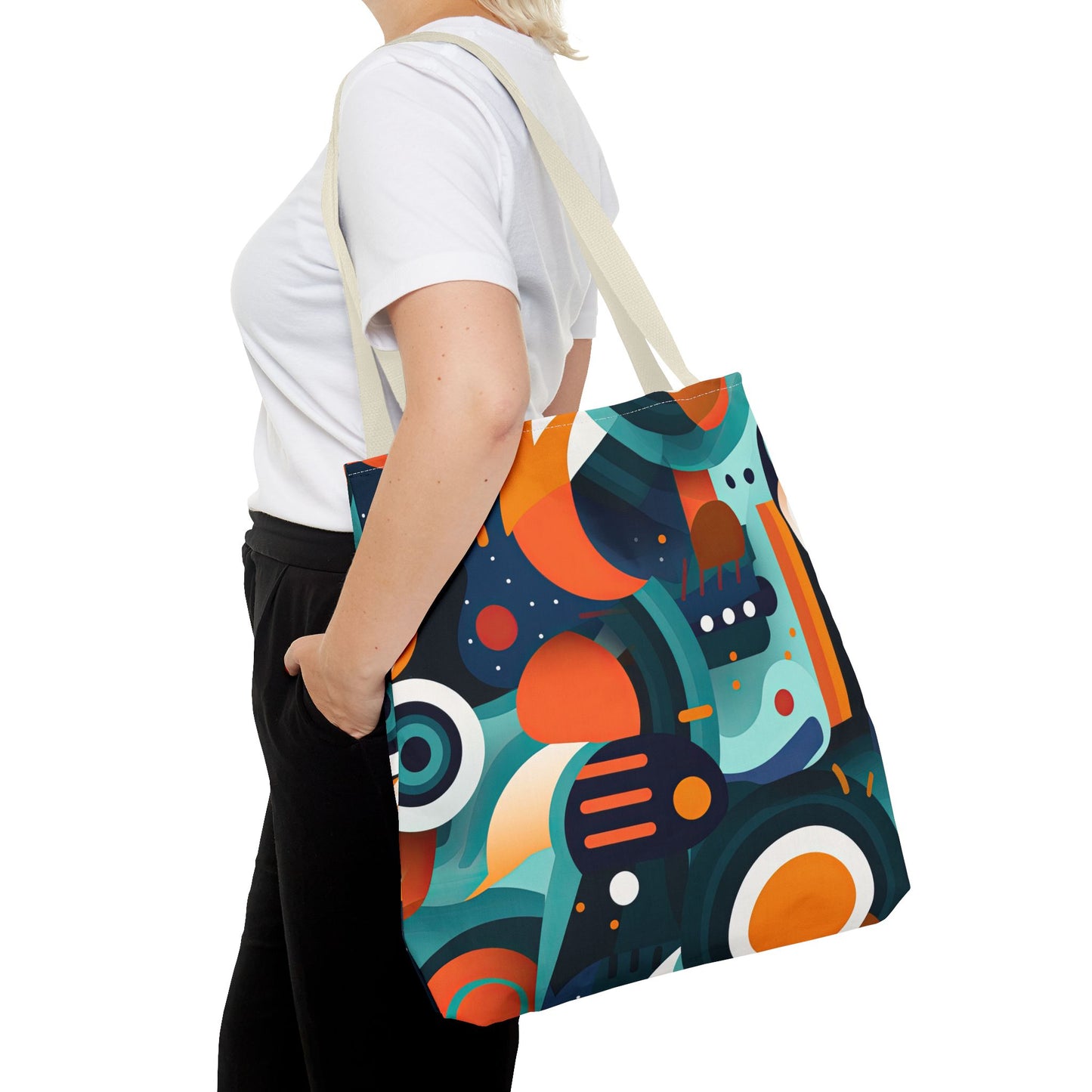 Retro Futurism. Tote Bag for Everyday Use