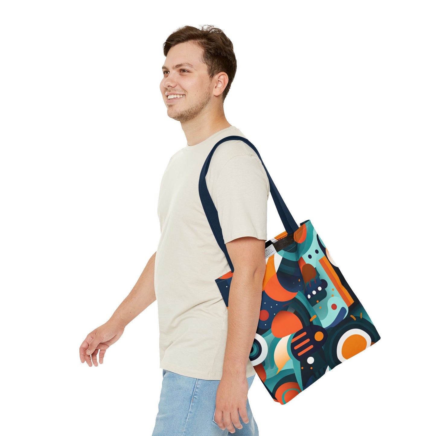Retro Futurism. Tote Bag for Everyday Use