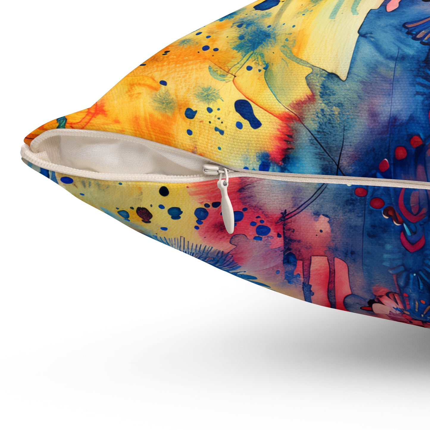 Brilliant Bliss Hamsa- Decorative Spun Polyester Cushion