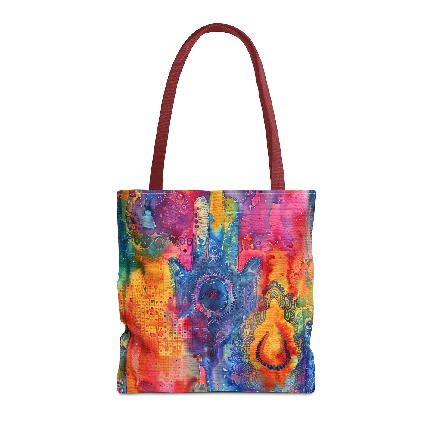 Prismatic Hamsa . Tote Bag for Everyday Use