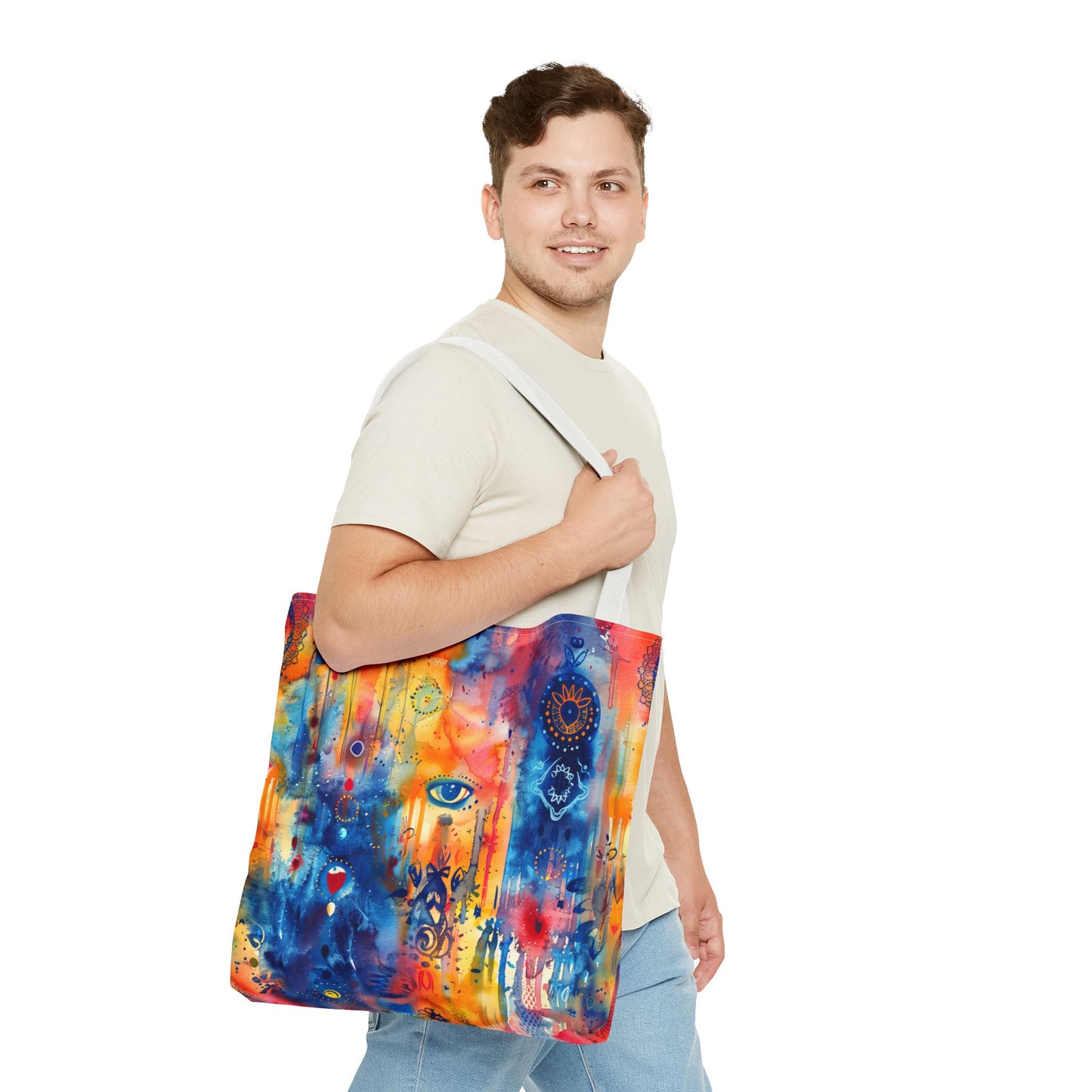Rainbow Shield . Tote Bag for Everyday Use