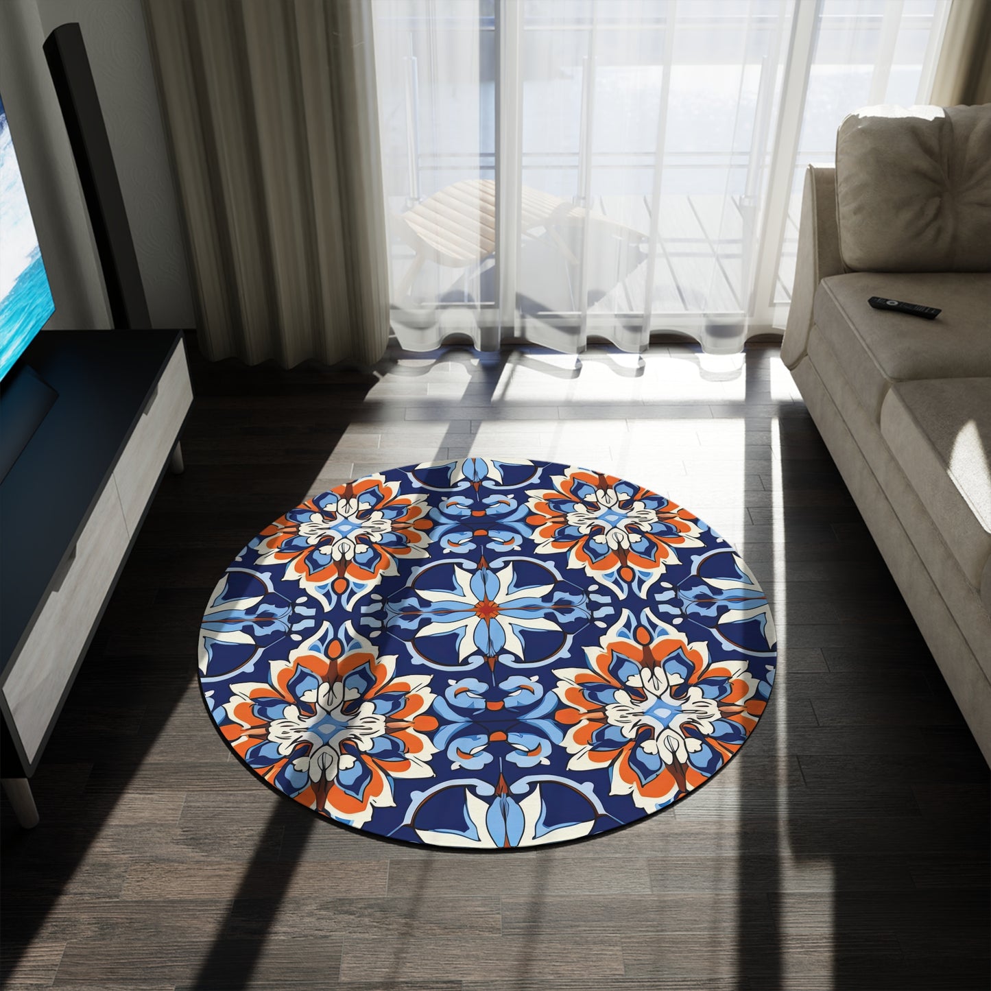 Souk Shadows Sonata .Round Rug