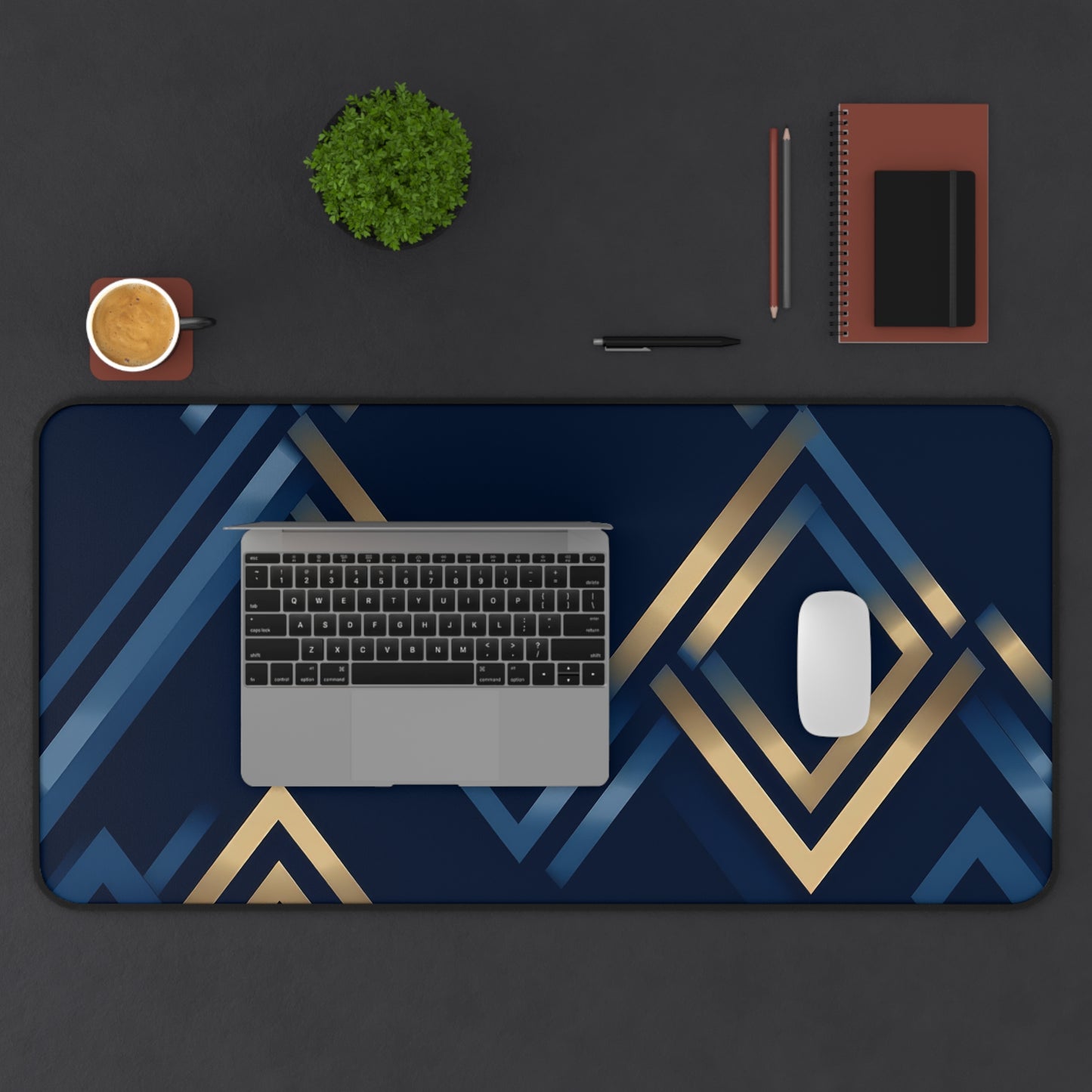 Valknut. Desk Mat - Stylish Office Organizer