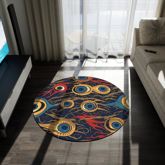 Mystical MalevolenceRound Rug