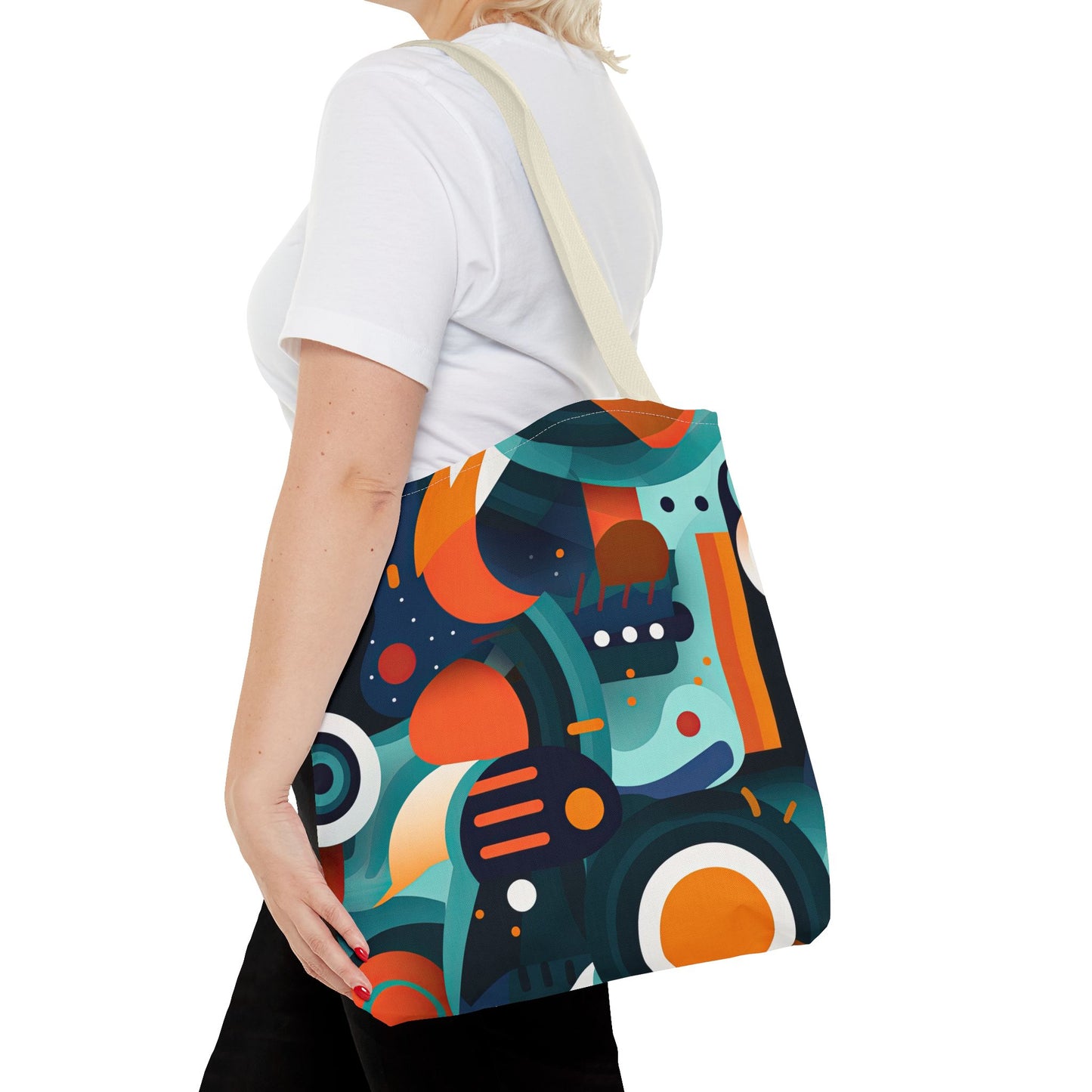 Retro Futurism. Tote Bag for Everyday Use