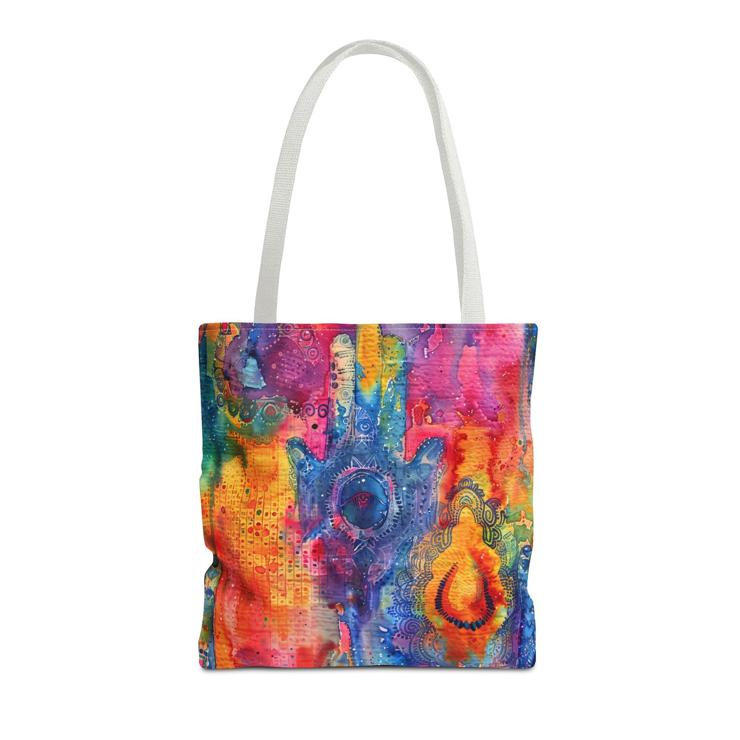 Prismatic Hamsa . Tote Bag for Everyday Use