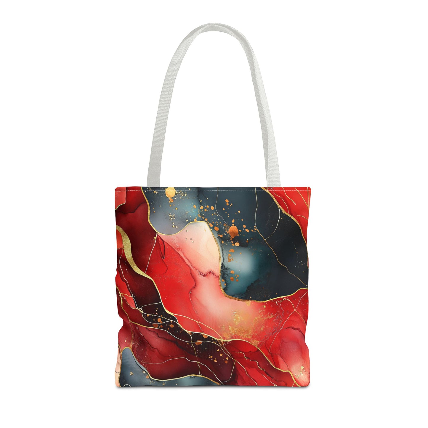 Marbled Cherry Essence. Tote Bag for Everyday Use