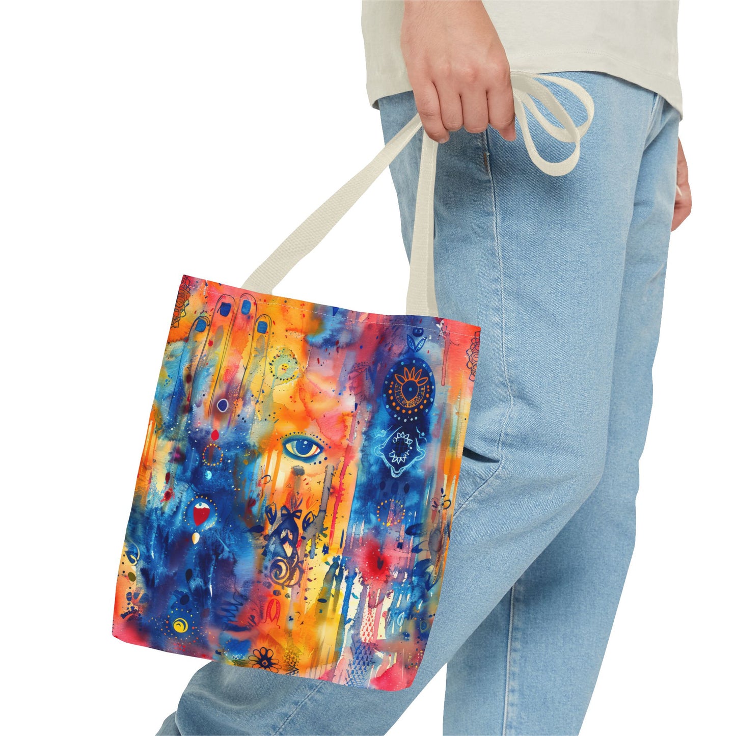 Rainbow Shield . Tote Bag for Everyday Use