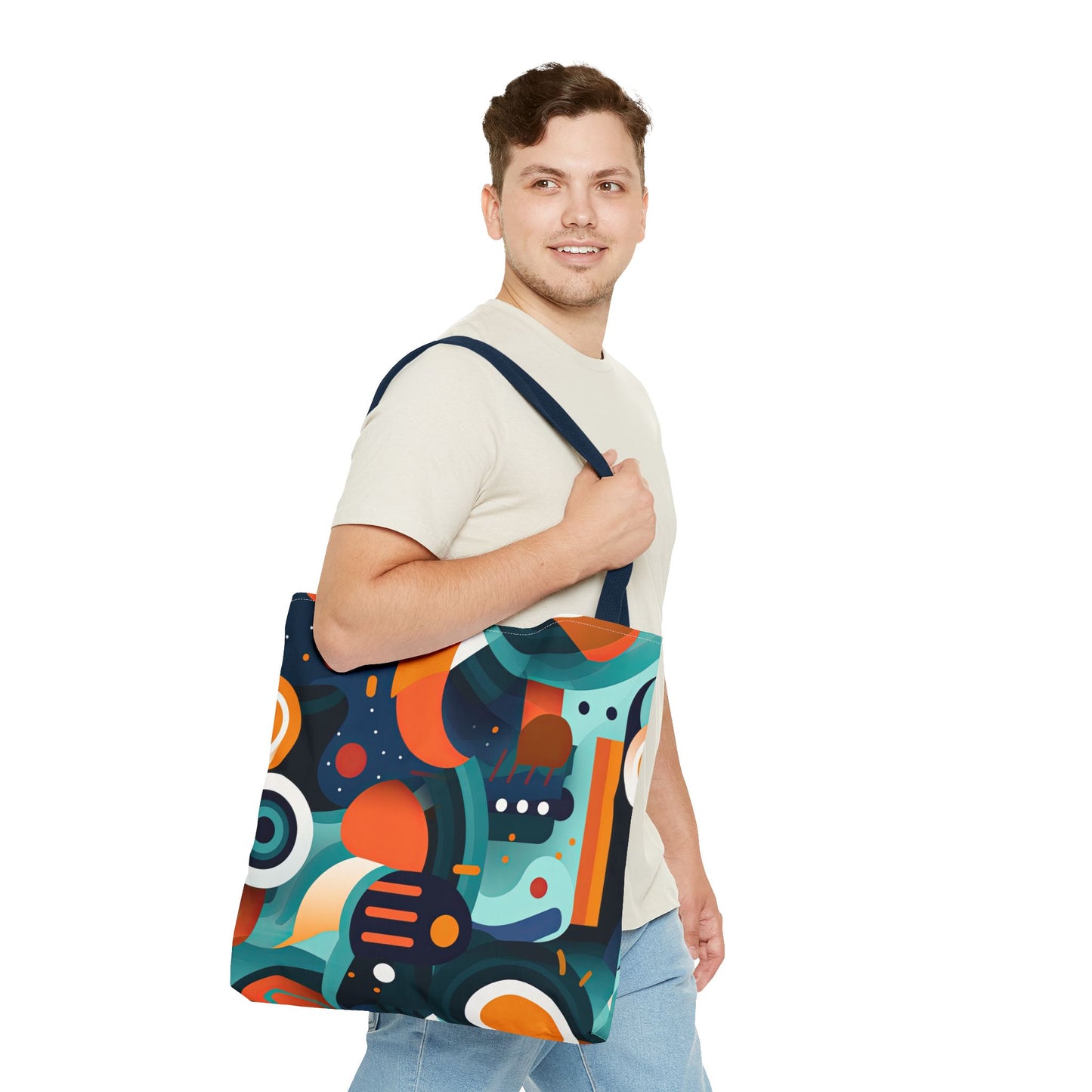 Retro Futurism. Tote Bag for Everyday Use