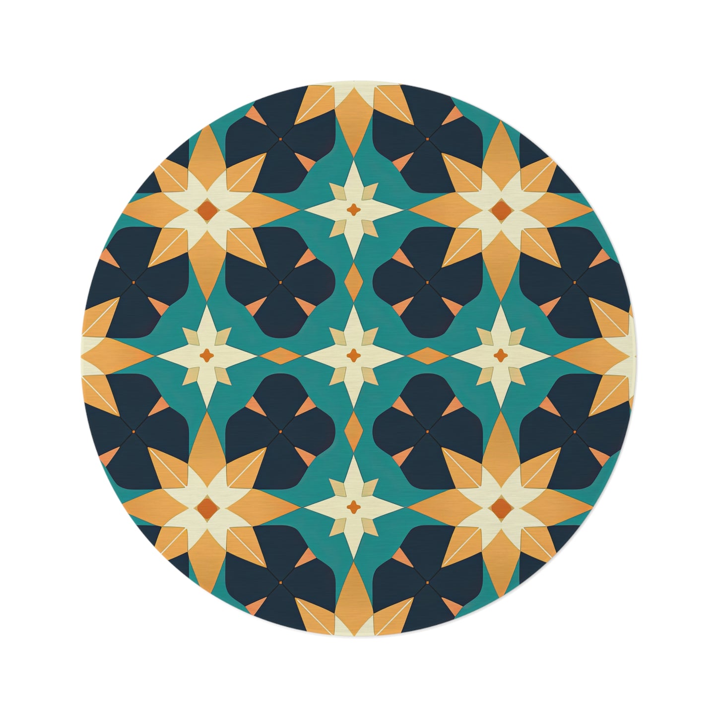 Kasbah Kaleidoscope . Round Rug