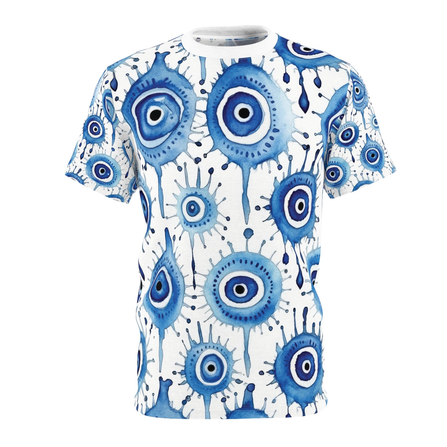 Evil Eye Cry. Unisex Cut & Sew Tee (AOP)