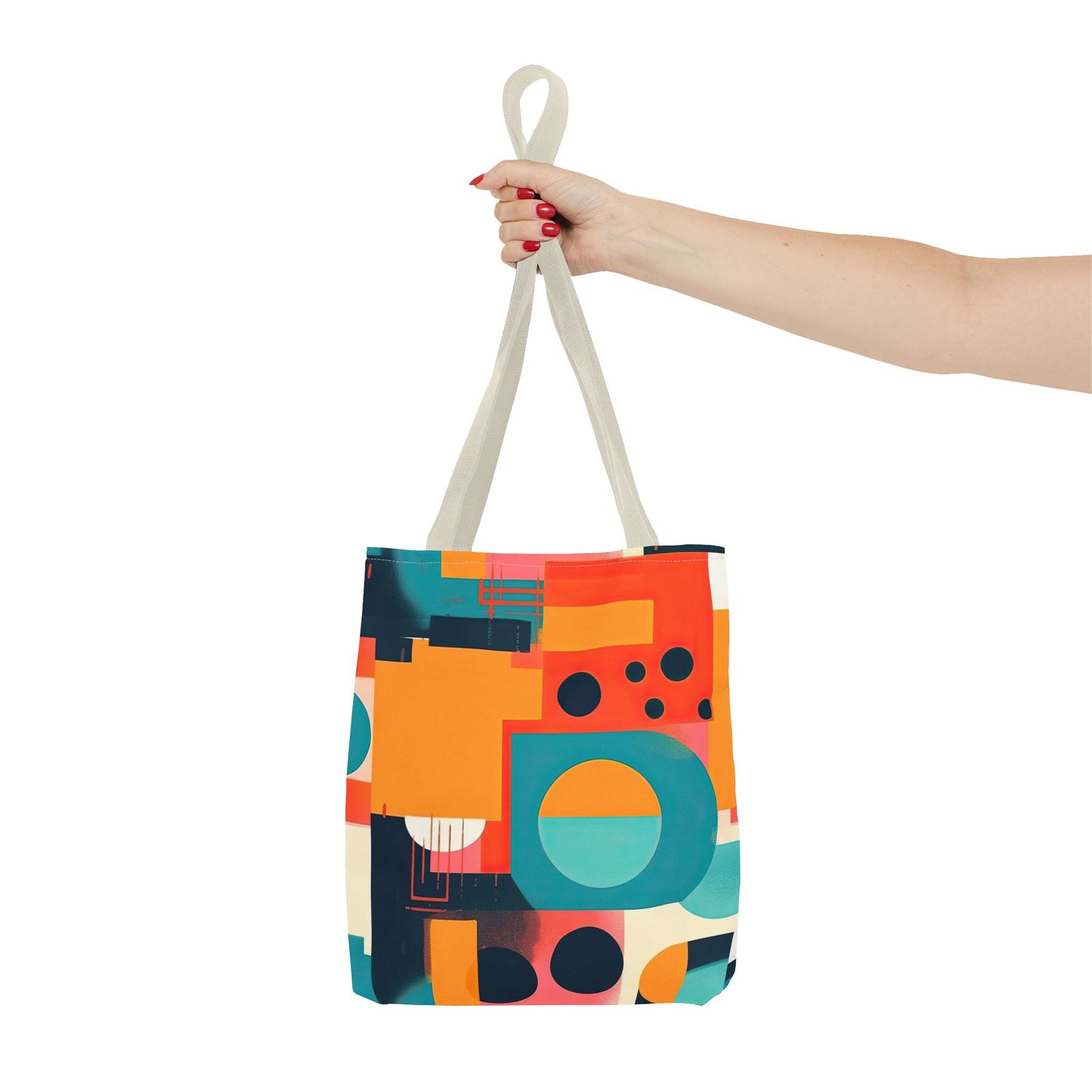 Neon Echoes. Tote Bag for Everyday Use