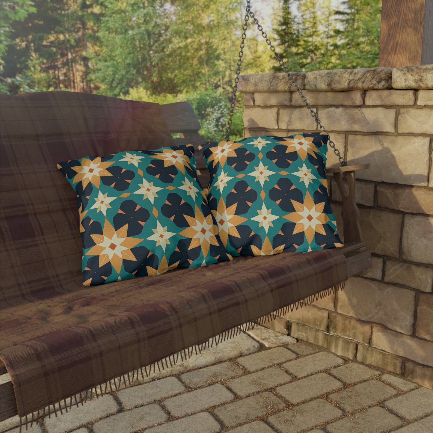 Kasbah Kaleidoscope. Outdoor Pillows