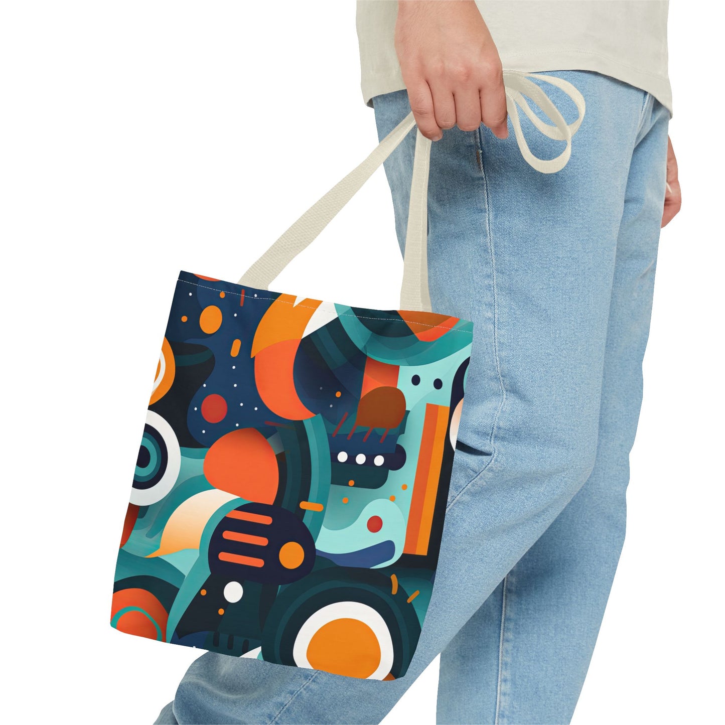 Retro Futurism. Tote Bag for Everyday Use