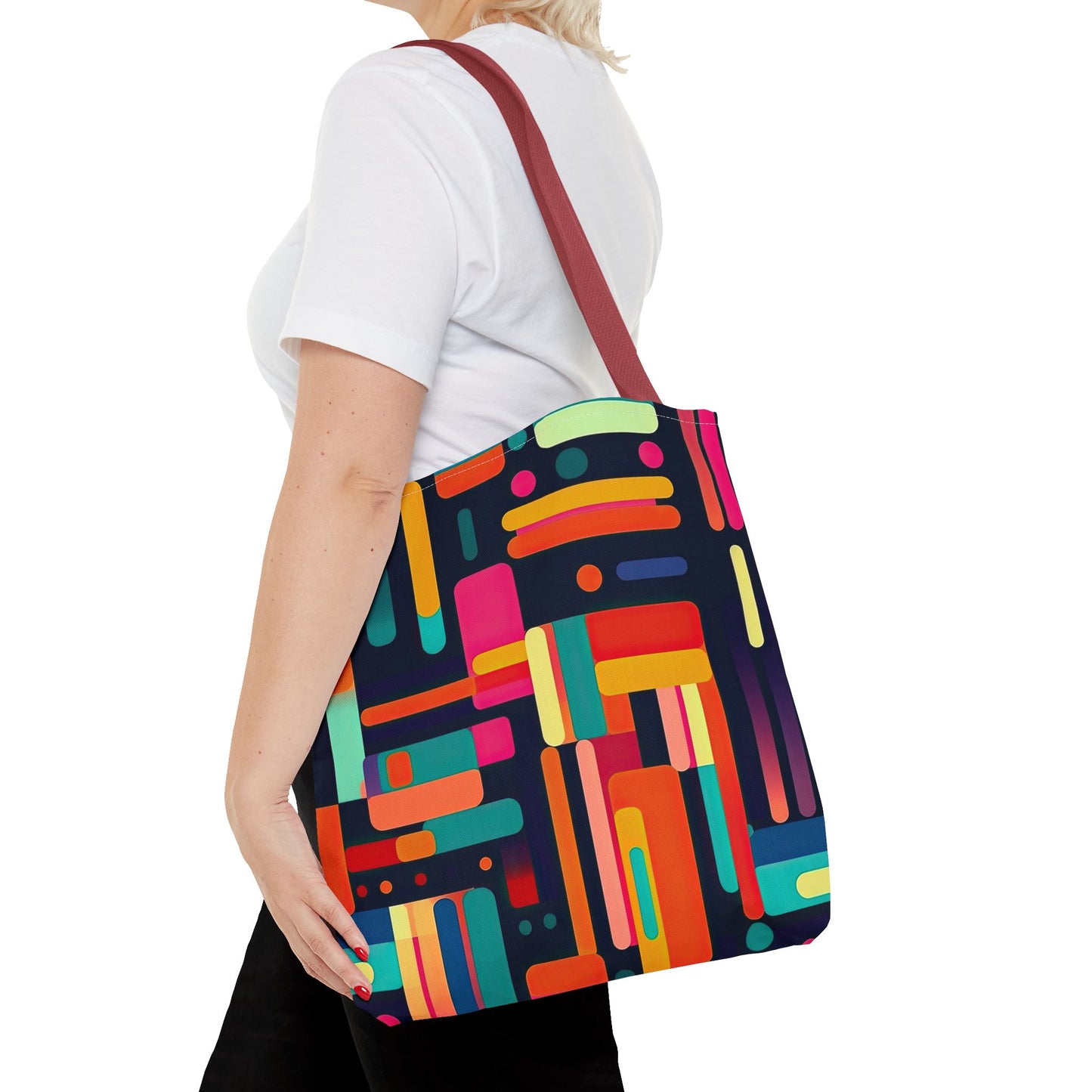 Cybernetic Nostalgia. Tote Bag for Everyday Use