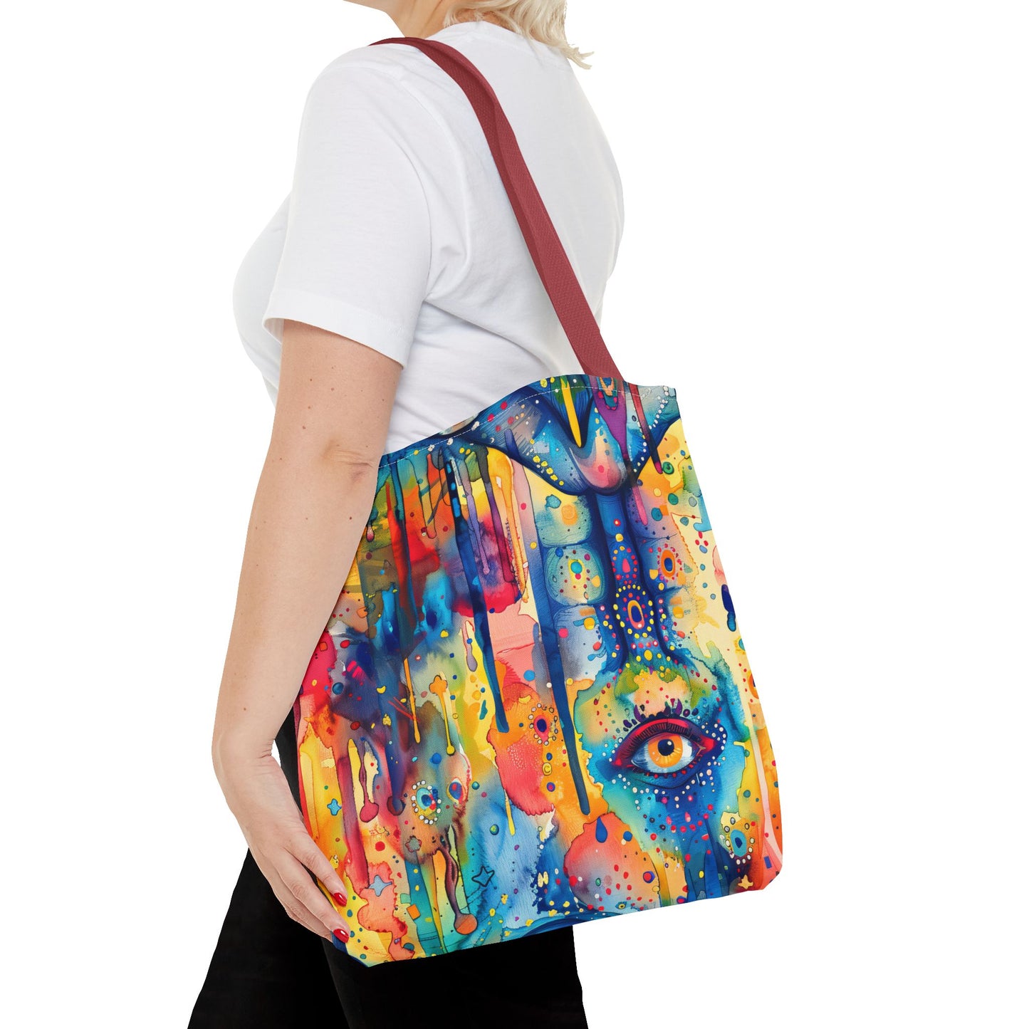 Hamsa Jewel burst. Tote Bag for Everyday Use