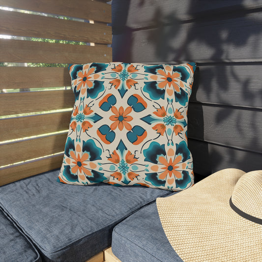 Meditative Medina Montage. Outdoor Pillows