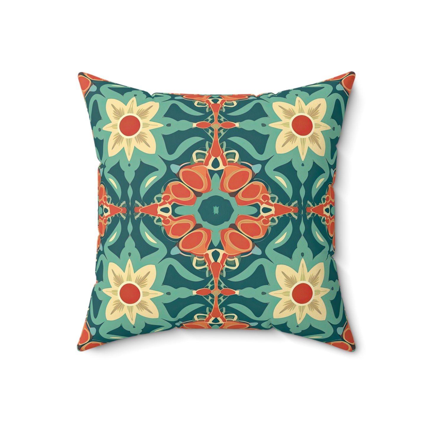 Sahara Mirage. Spun Polyester Square Pillow