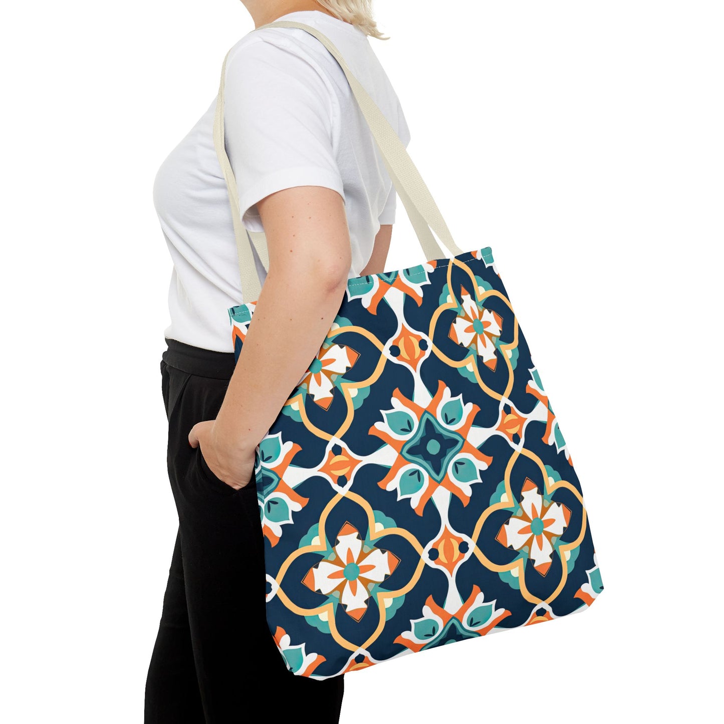 Saffron Souk Symphony. Tote Bag for Everyday Use