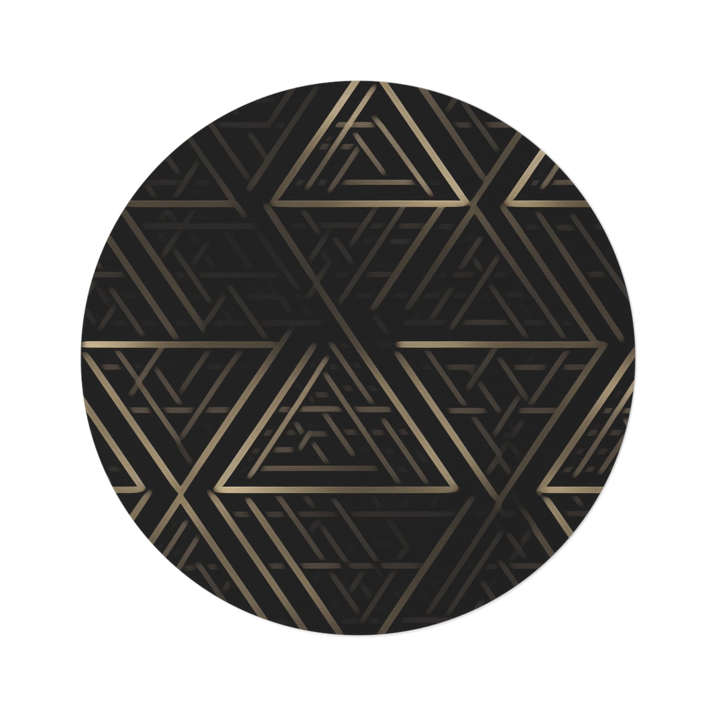 Valknut Forge. Bohemian Eye Round Rug - Colorful Floor Decor for Vibrant Spaces
